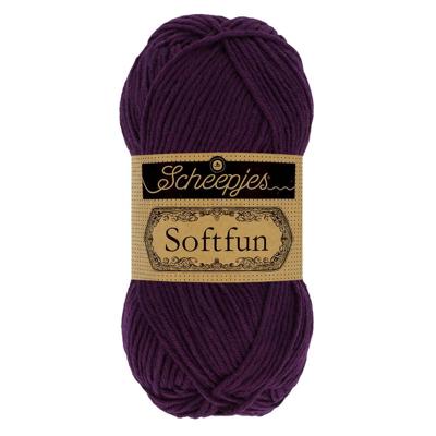 Scheepjes Softfun - 2656 Aubergine - Haakgaren / Breigaren