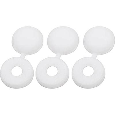 Afdekkap voor schroeven - Wit - 50 stuks