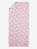 Personaliseerbare bad-/strandhanddoek, met gerecycled katoen zachtpaars - thumbnail