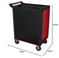 KS Tools 826.7515 Werkplaatswagen Plaatstaal Kleur (specifiek): Zwart, Rood - thumbnail