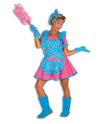 Schoonmaakster verkleedkostuum