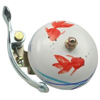CRANE Suzu bell - hand painted - koi - thumbnail