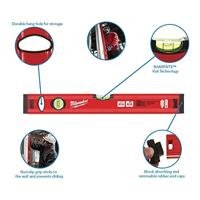 Milwaukee Slim box waterpassen Slim Box Level 60 cm - 4932459091 - thumbnail