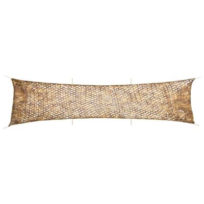 Camouflagenet met opbergzak 613x138 cm zandkleurig Camouflagenet met opbergzak 613x138 cm zandkleurig