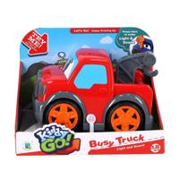 Kiddygo Busy Truck + Licht en Geluid Rood - thumbnail