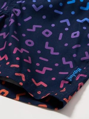 Playshoes zwemshort Allover Blauw-146-152