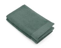 Walra gastendoek soft cotton legergroen 30x50 cm set van 2 - thumbnail
