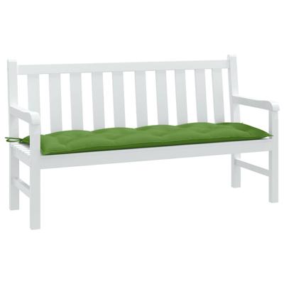 VidaXL Tuinbankkussen 150x50x7 cm stof gemêleerd groen