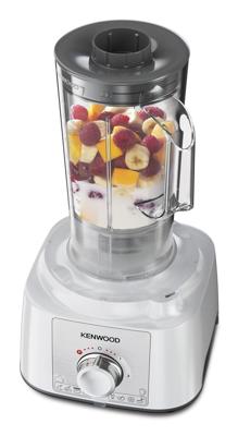 Multifunctionele keukenmachine - KENWOOD - MultiPro Express FDP65.450WH - 1000 W - 3 L - 2 snelheden - 1,5 L blender - Wit