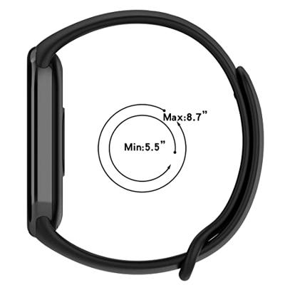 Siliconen bandje - Lichtroze - Xiaomi Smart Band 8 & 9 - thumbnail