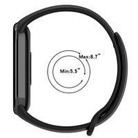 Siliconen bandje - Donkergrijs - Xiaomi Smart Band 8 & 9 - thumbnail