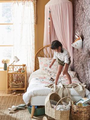 Bedombouw LIGNE CONFETTI wit/hout