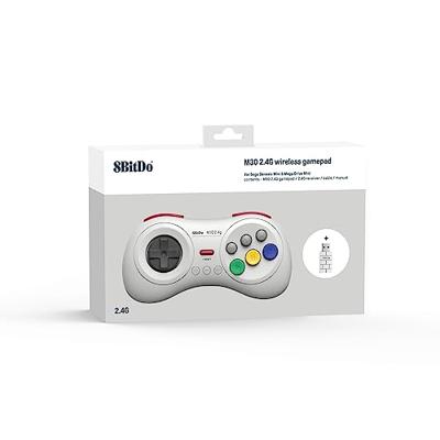 8Bitdo M30 2.4G Wireless Gamepad - White 8Bitdo M30 2.4G Wireless Gamepad - White