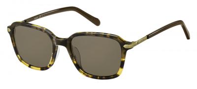 Fossil zonnebril FOS2095/G/S heren bruin havana/ bruin Fossil zonnebril FOS2095/G/S heren bruin havana/ bruin