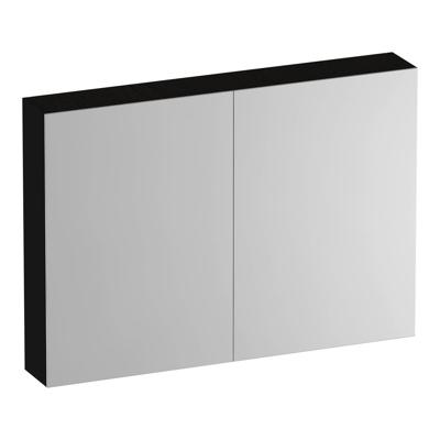 Brauer Impress Spiegelkast 100 cm - zonder Verlichting - Met 2 Dubbelzijdige Spiegeldeuren - Timber Black