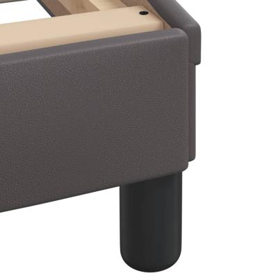 Bedframe zonder matras "Zadar" kunstleer grijs 140x190 cm