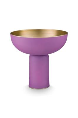 Pip Studio Serveerschaal - Metaal - 23 x 24 cm - Lila Pip Studio Serveerschaal - Metaal - 23 x 24 cm - Lila