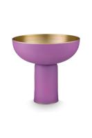 Pip Studio Serveerschaal - Metaal - 23 x 24 cm - Lila - thumbnail