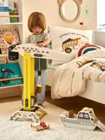 Grote kraan in FSC®-hout meerkleurig - thumbnail