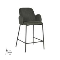 D-MAXX Barkruk Jari - Army green - Ribcord - Zithoogte 65 - thumbnail