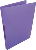 Alpha ringmap, voor ft A4, uit PP, 2 ringen van 16 mm, paars - thumbnail