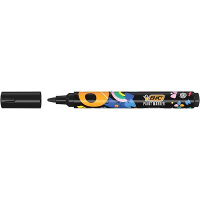 Paintmarker Bic Intensity zwart | 12 stuks