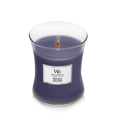 WoodWick hinoki dahlia medium candle