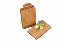 Bamboe Snijplanken Set + Houder 7-delig - thumbnail