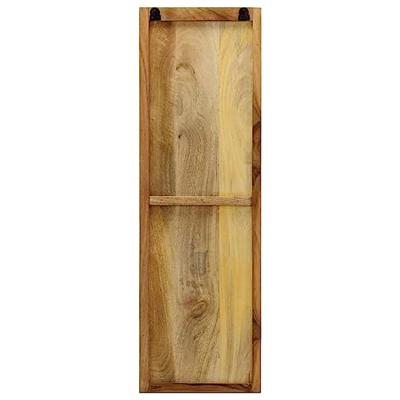 VidaXL Wandkapstokken 2 st 36x110x3 cm massief mangohout