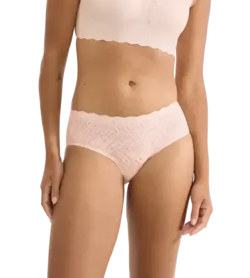 Sloggi Zero Feel kanten hipster - Bliss - Naadloze invisible dames hipster - Schijnt niet door