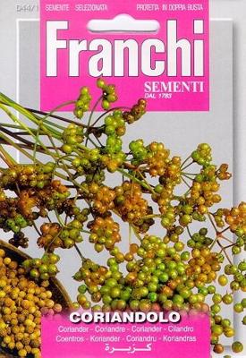 Koriander Coriandolo 44/1 zaden Franchi - Franchi