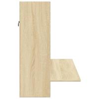 Wandbureau 105x48x75 cm bewerkt hout sonoma eikenkleurig - thumbnail