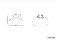 Trio Landelijke plafondlampPunch - R60811032 - thumbnail