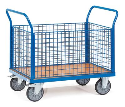 Fetra Hauptartikel 1551 Plateauwagen Staal Poedercoating Laadvermogen (max.): 500 kg