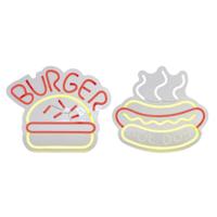 Verlichte decoratie Home ESPRIT Acryl Stads 30 X 1,5 X 28 CM (2 Stuks) - thumbnail