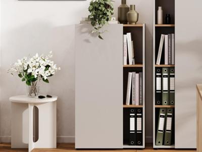 Kantoorkast ADRIANO 2 legplanken kasjmier/navarra eik