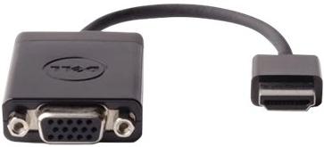 Dell 492-11682 HDMI / VGA Kabel [1x HDMI-stekker - 1x VGA-bus] Zwart 0 mm