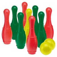 Rolly Toys kegelset junior 26 cm 11-delig rood/geel/groen - thumbnail
