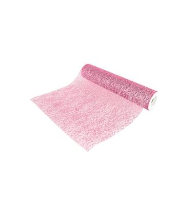 Rol Tafelloper Glitter Oud Roze (5m)
