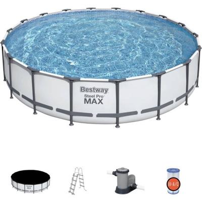 Bestway Steel Pro Max Set Opzetzwembad Rond - Ã 549 x 122 cm
