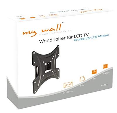 My Wall HL15L TV-beugel Kantelbaar, Zwenkbaar 58,4 cm (23) - 106,7 cm (42) Kantelbaar en zwenkbaar My Wall HL15L TV-beugel Kantelbaar, Zwenkbaar 58,4 cm (23) - 106,7 cm (42) Kantelbaar en zwenkbaar