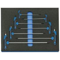 Gedore 2005 CT2-2143 KTX Haakse schroevendraaier T 10, T 15, T 20, T 25, T 27, T 30, T 40 7-delig - thumbnail