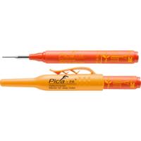 Pica 150/40 Markeerstift voor diepe gaten rood - PI15040 - thumbnail