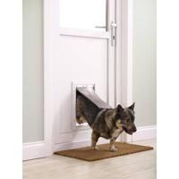 Petsafe hondenluik tot 18 kg aluminium wit - thumbnail