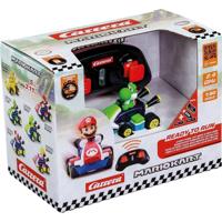 Carrera 370430034 CARRERA - 2.4GHz Mario Kart Mini RC - Yoshi Paperbox 1:50 RC auto Elektro Straatmodel, Racewagen Incl. accu en laadkabel - thumbnail
