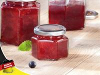 Leifheit 3209 jampot zeshoekig 106 ml glas/zilver - thumbnail