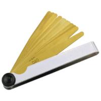 Promat/Tecwerk Voelermaat | bladsterkte 0,05-1,0 mm | messing | lengte 100 mm aantal bladen 13 st. - 4000858464 - thumbnail