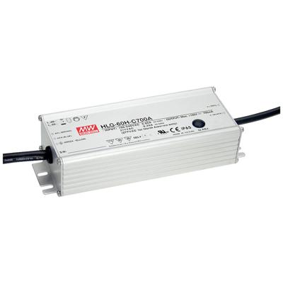 MEAN WELL LED-transformator Constante stroomsterkte 70 W 350 mA 100 - 200 V Dimbaar 1 stuk(s)