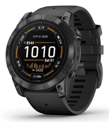 Garmin - Epix Pro (Gen2) - High Performance Connected Watch - 51 mm - staal, grijs met zwarte armband Garmin - Epix Pro (Gen2) - High Performance Connected Watch - 51 mm - staal, grijs met zwarte armband