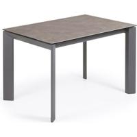 Axis uitschuifbare keramische tafel met antraciet stalen poten 120 (180) cm - thumbnail